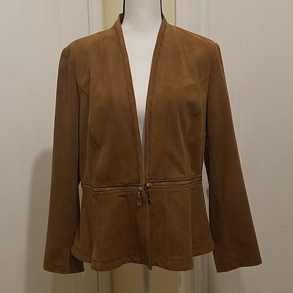 Chicos Caramel Brown Jacket
